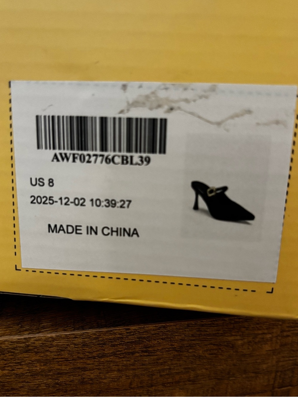 Brand new in box! Cosy Island GraceLithe Pointed Toe Heeled Mule - Picture 6 of 6